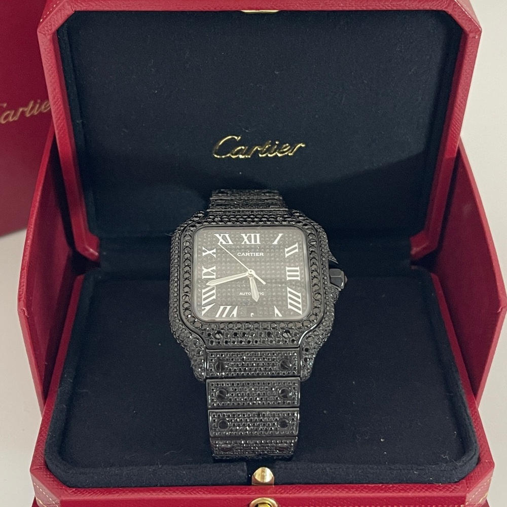 Santos De Cartier Diamonds Watch - Picture 2 of 5